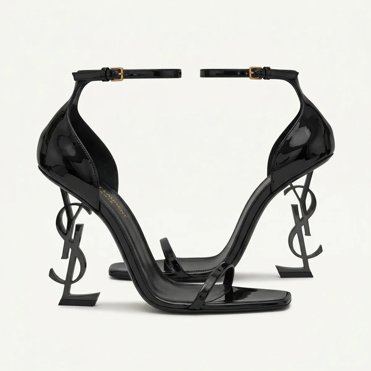 Opyum Heel Sandal – Black